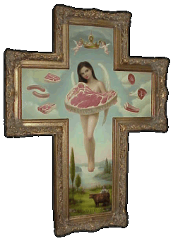 Mark Ryden - The Angel Of Meat - Click For Next Image