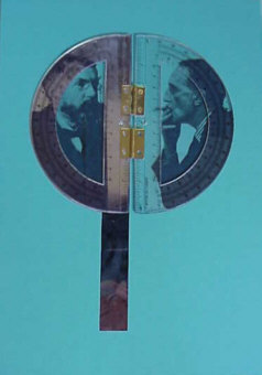 Cover of the speaker's box, Duchamp/Poincare symposium, Harvard, Nov 5-7, 1999; CLICK FOR NEXT IMAGE