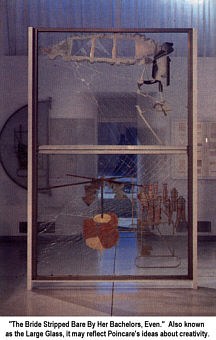 Duchamp's 'The Bride Stripped Bare By Her Bacelors, Even' (The Large Glass). Credit: Cameraphoto/Art Resource. CLICK ON IMAGE TO ENLARGE